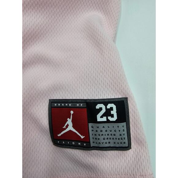 Jordan 23 Girl's Size L 12-13 Sleevess T-shirt Jersey Dress Pink/White NWT - Picture 6 of 7